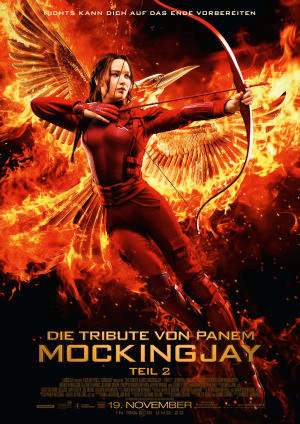Film-Plakat zum Film "Die Tribute von Panem - Mockingjay Teil 2". Weiter zur Film-Website »